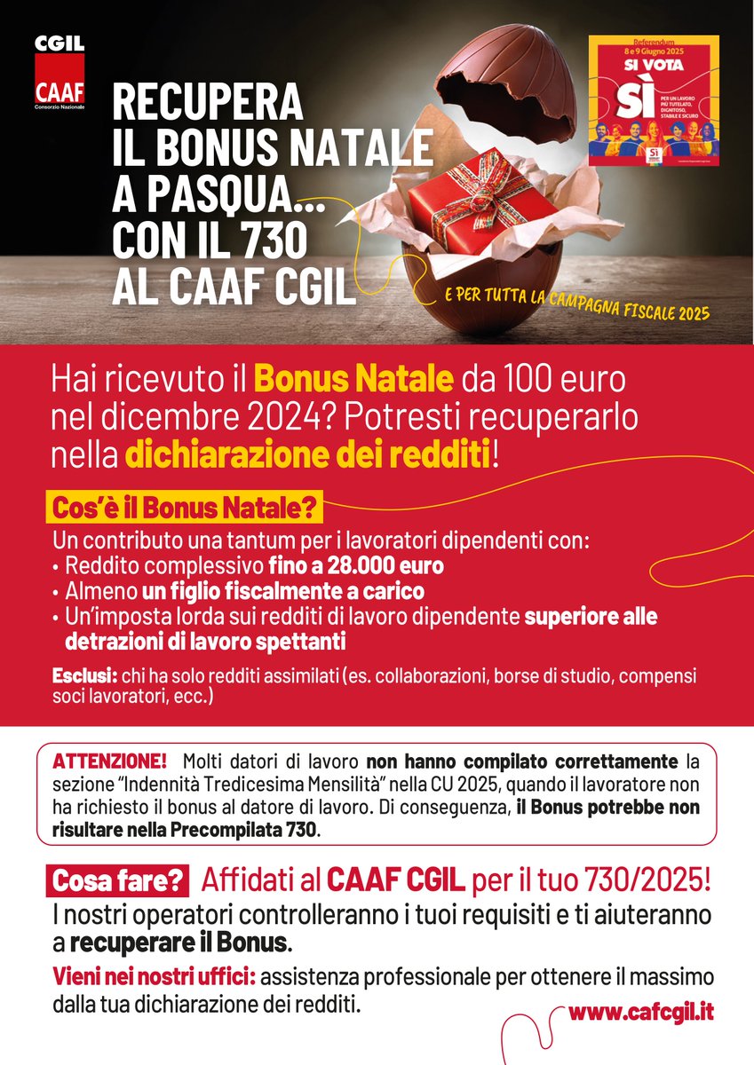 CafCgil's tweet photo. Potresti averne diritto https://t.co/GlFF2iW9Py