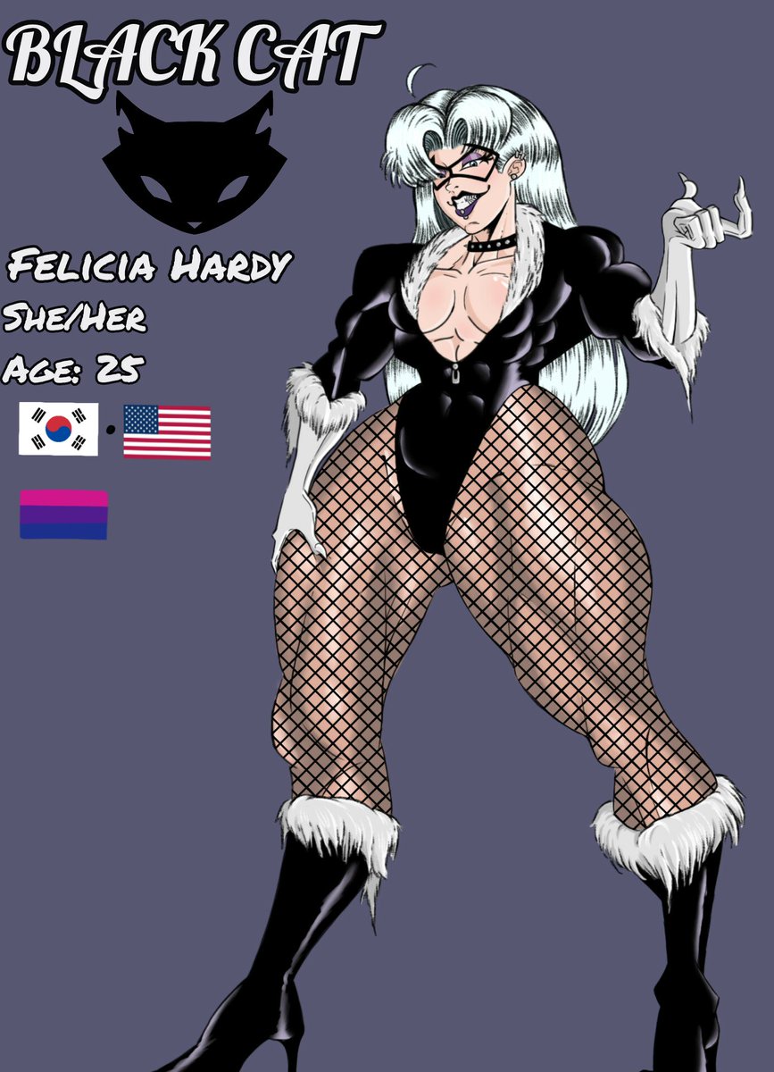 Atomic Spider-Man's updated design for

The Black Cat