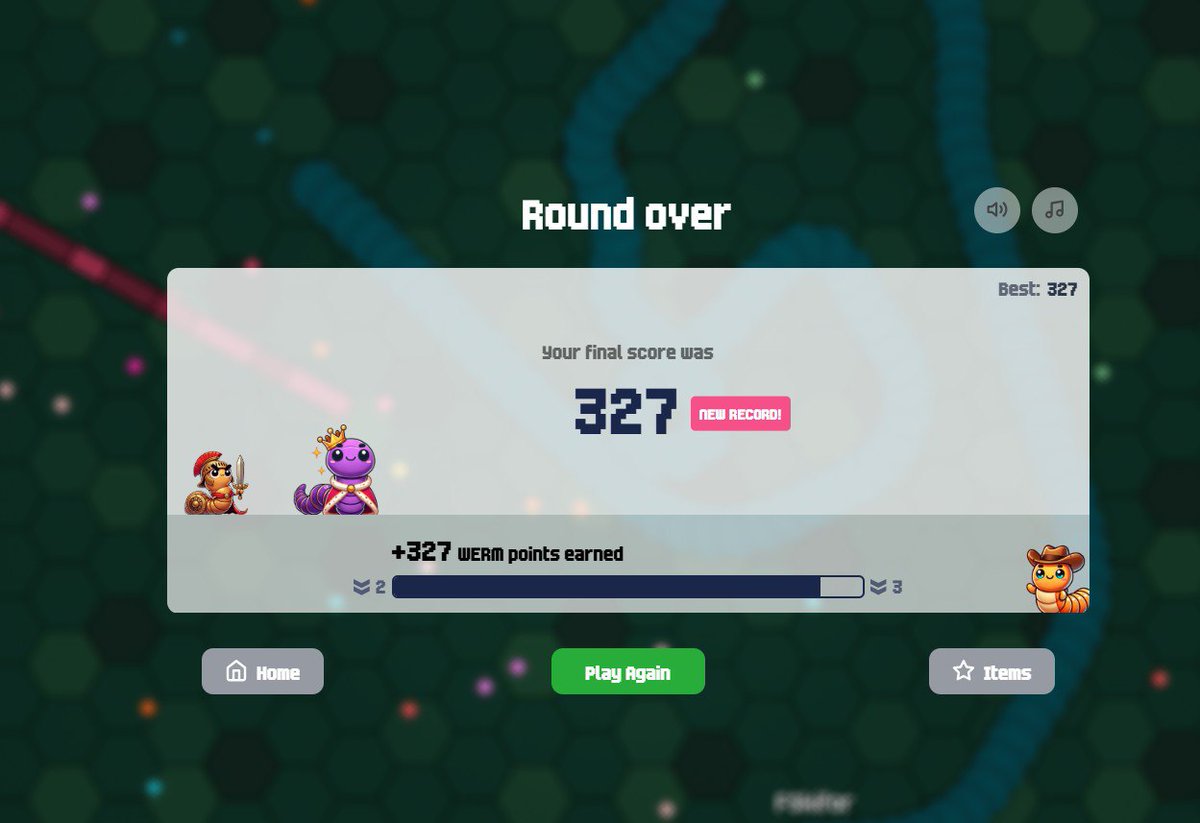 Mojtabaa09's tweet photo. This gaming platform was discussed in last night's @EclipseFND AMA.
@werm_fun was introduced!๐ฎ
Log in with Twitter, connect your wallet, pick a username, and rack up points. Share your score below! ๐๐ช #WermFun #Web3Gaming
@Alucard_eth
@goatnataaaaa https://t.co/0xLy4P6HCu