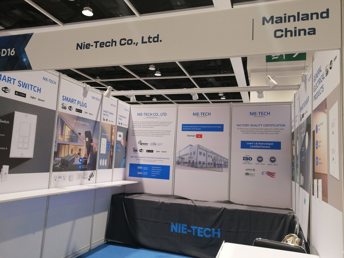 We’ve successfully wrapped up the HK Spring Electronics Fair (Apr 13–16)! 🎉 Thanks to everyone who visited our booth. As a smart home factory based in Vietnam, we’re excited for what’s ahead. Stay connected for more smart innovations! #SmartHome #HKTDC #Innovation #MadeInVietnam