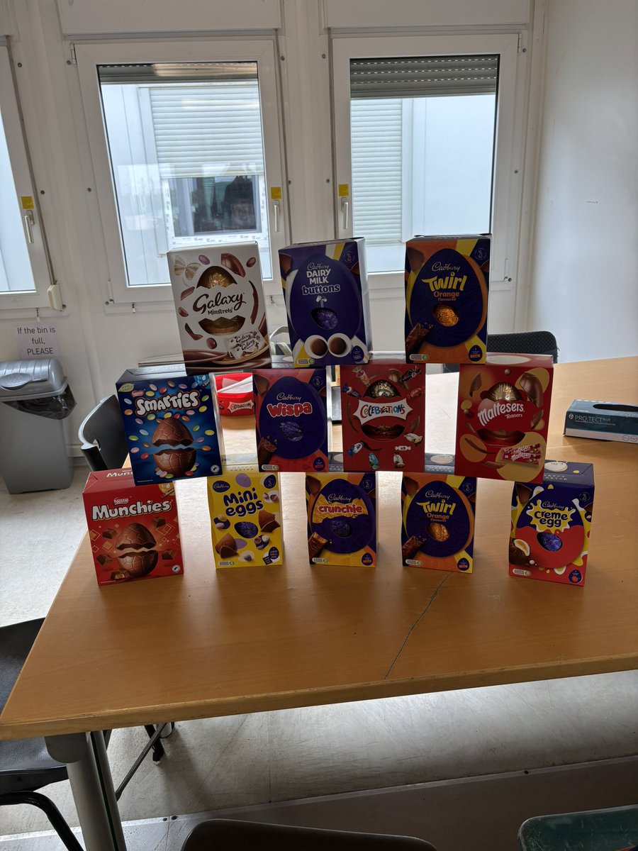 Lucksbridge2019's tweet photo. We like to look after our staff especially where chocolate is involved #HappyEaster #chocolate #eggs https://t.co/IVwq4WPdEq