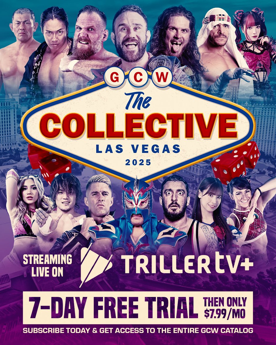 The Collective streams LIVE in it's entirety on <a href="/Triller_TV/">TrillerTV</a>+

Subscribe now and Watch the Collective and get access to entire triller and GCW library for just $7.99 a month!