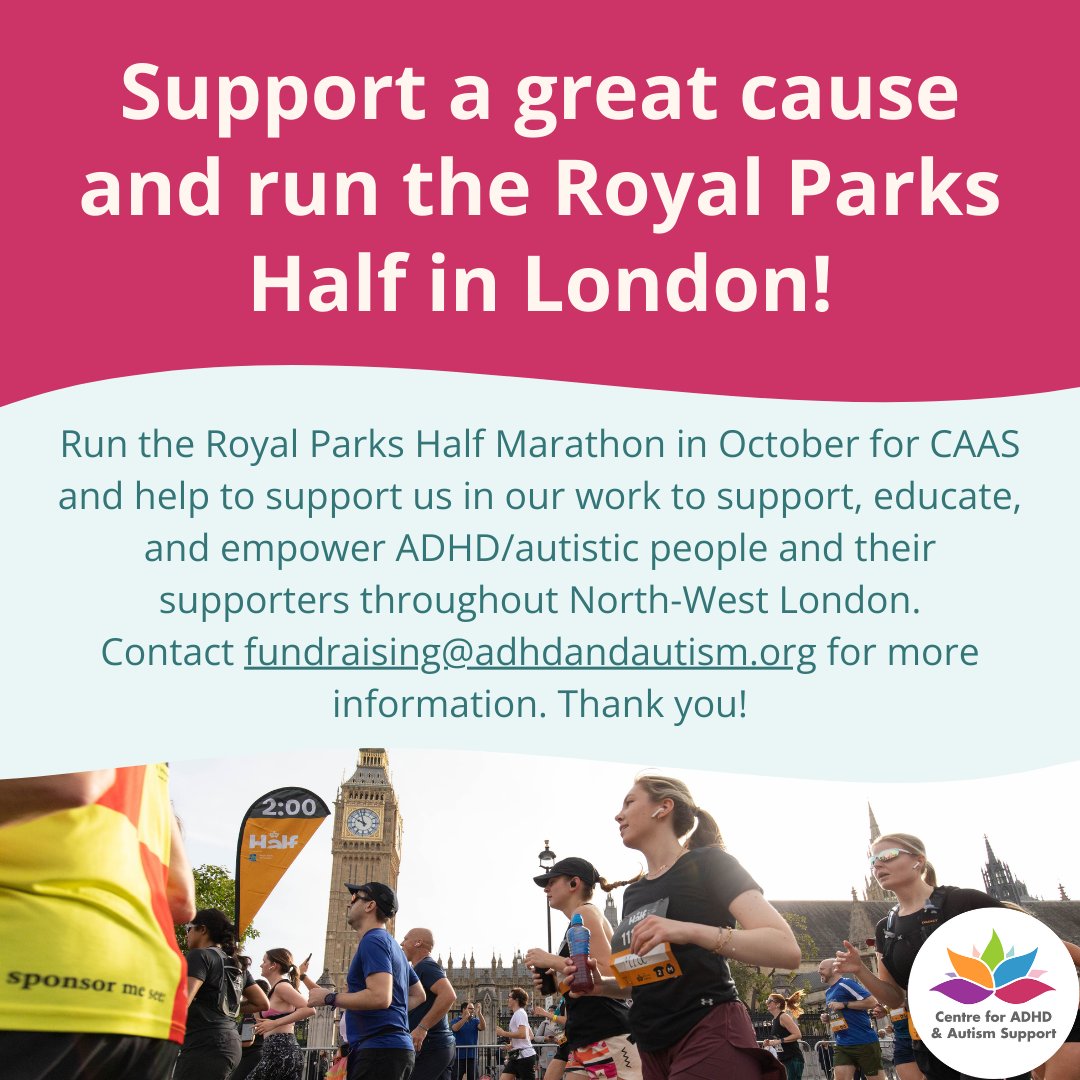 🎉🏃‍♂️ Run for a cause that matters!  CAAS have 4 spaces for Royal Parks Half Marathon in October; help raise vital funds for us. Together, we make a difference 💪❤️

🗓️ Deadline to register: May 1st, 2025
🔗 Sign up now! runforcharity.com/running-event/…