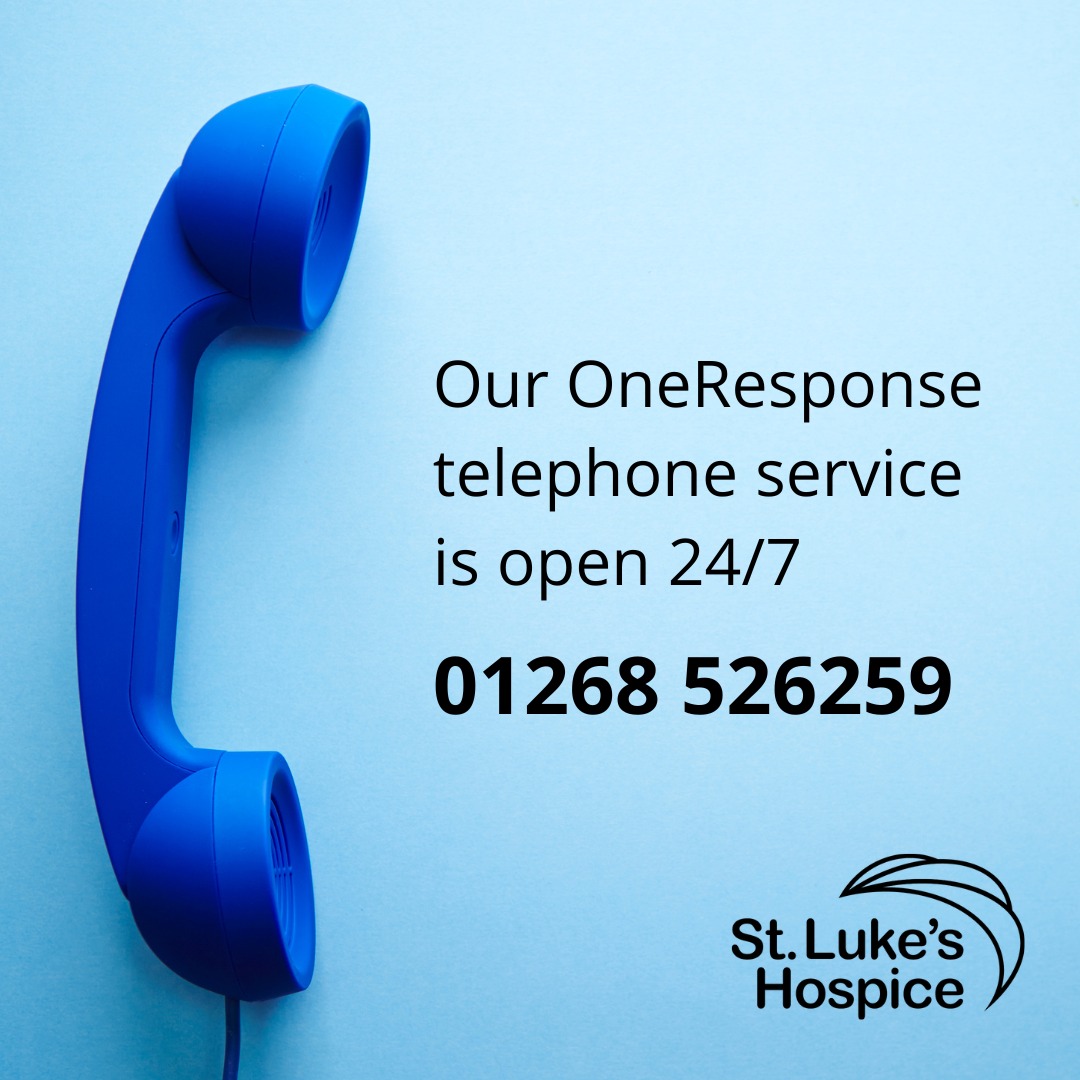 ☎ Our OneResponse team are just a phone call away and are available over the Easter Bank Holiday weekend. If you or a loved one needs support or advice, please call 01268 526259, to speak with our professional and compassionate OneResponse team. 24 hours a day, 7 days a week.