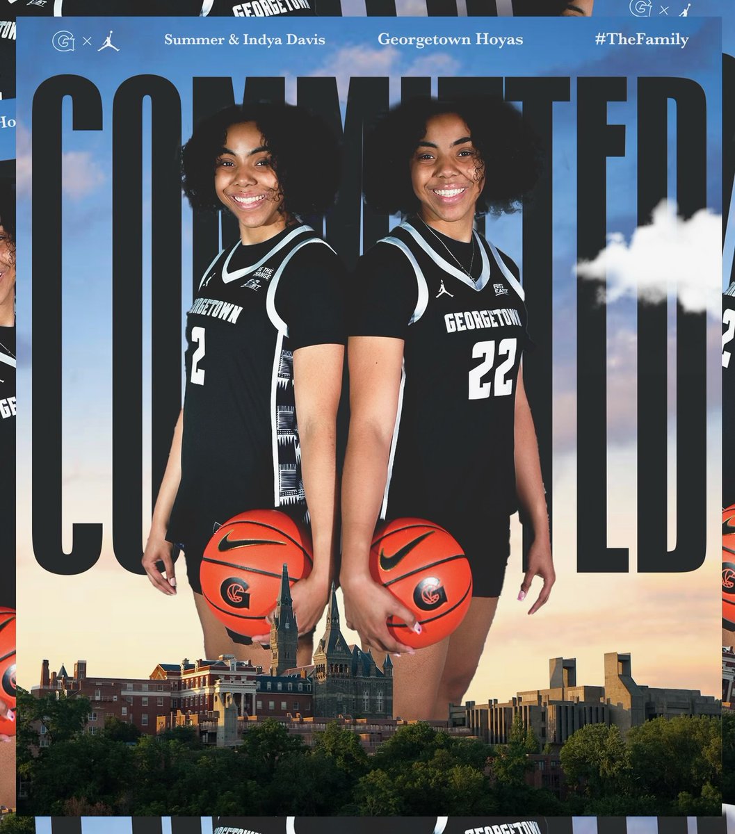 DavisTwins🏀❤️ Summer and Indya Davis (@davistwins123) on Twitter photo We are 1000% Committed to <a href="/GeorgetownWBB/">Georgetown WBB</a> ‼️ <a href="/CoachDHaney/">Darnell Haney</a> we are grateful for the opportunity! 🙏🏽🙏🏽 Thank you for welcoming us to #TheFamily ! Happy Good Friday! And today is our Birthday! #HOYASAXA #EarnedNeverGiven We are 1000% Committed to <a href="/GeorgetownWBB/">Georgetown WBB</a> ‼️ <a href="/CoachDHaney/">Darnell Haney</a> we are grateful for the opportunity! 🙏🏽🙏🏽 Thank you for welcoming us to #TheFamily ! Happy Good Friday! And today is our Birthday! #HOYASAXA #EarnedNeverGiven
