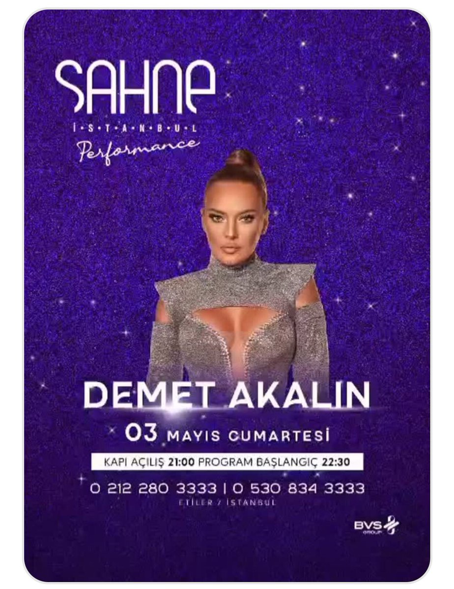 selen_daf's tweet photo. SAHNE ONDAN SORULUR 👑👑
Pop Müziğin Kraliçesi @DemetAkalin 3 Mayıs Cumartesi Akşamı Sahne İstanbul’da Sevenleriyle Buluşacak Sakın Kaçırmayın🌟🔥⚡️🎤 https://t.co/sRBGiUZM8i