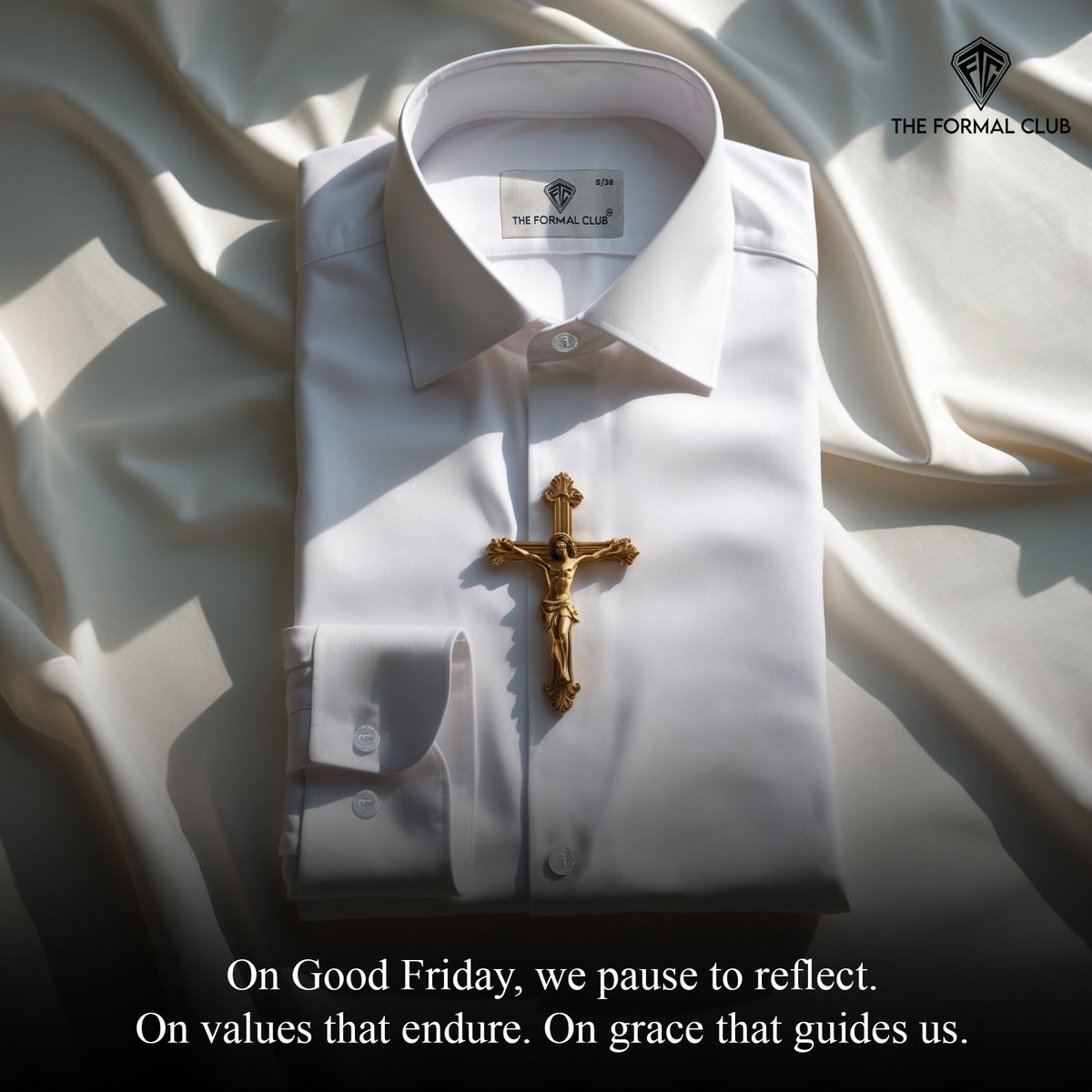 TheFormalClub's tweet image. 📿𝐆𝐫𝐚𝐜𝐞 𝐢𝐧 𝐞𝐯𝐞𝐫𝐲 𝐭𝐡𝐫𝐞𝐚𝐝. 𝐑𝐞𝐟𝐥𝐞𝐜𝐭𝐢𝐨𝐧 𝐢𝐧 𝐞𝐯𝐞𝐫𝐲 𝐟𝐨𝐥𝐝.

This 𝐆𝐨𝐨𝐝 𝐅𝐫𝐢𝐝𝐚𝐲, we pause — not just to remember, but to honour.

🕊️ Wishing you a peaceful and meaningful 𝐆𝐨𝐨𝐝 𝐅𝐫𝐢𝐝𝐚𝐲

#GoodFriday #TheFormalClub #GraceInStyle