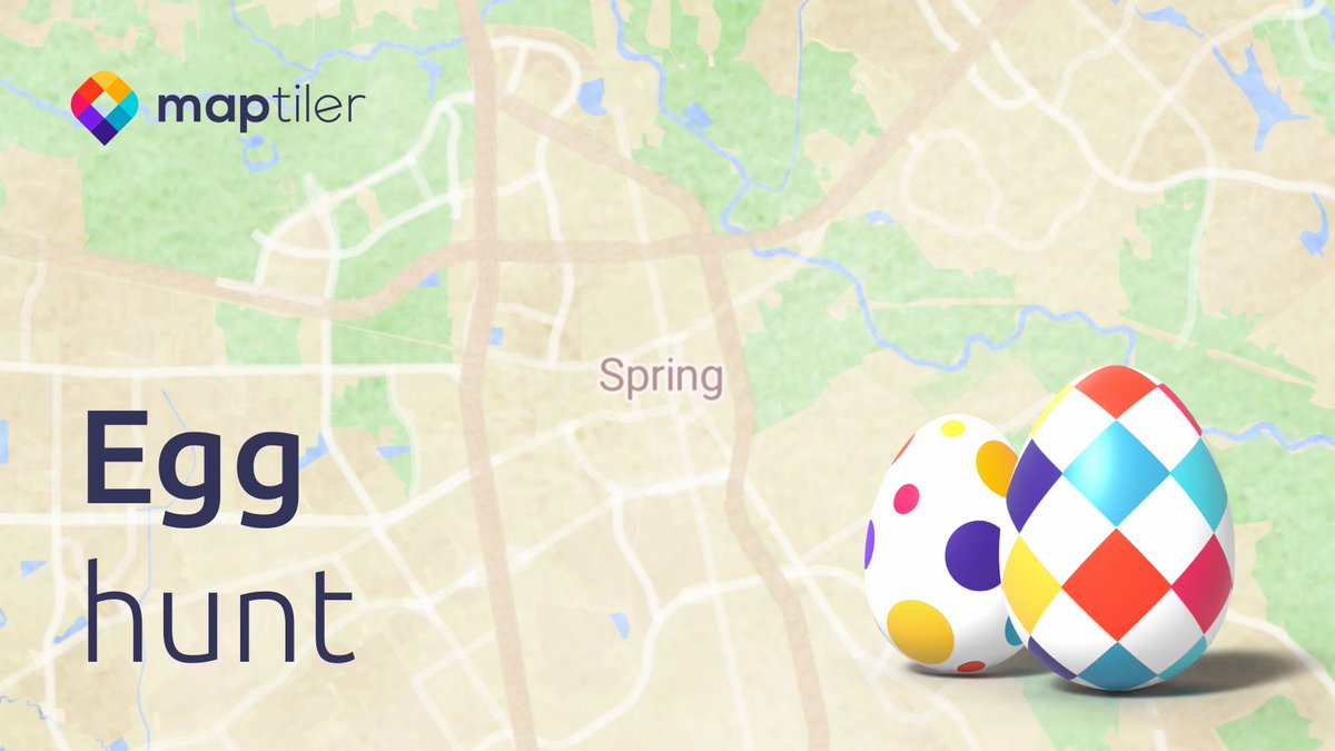 Start looking for eggs here: maptiler.link/4lIZxjZ