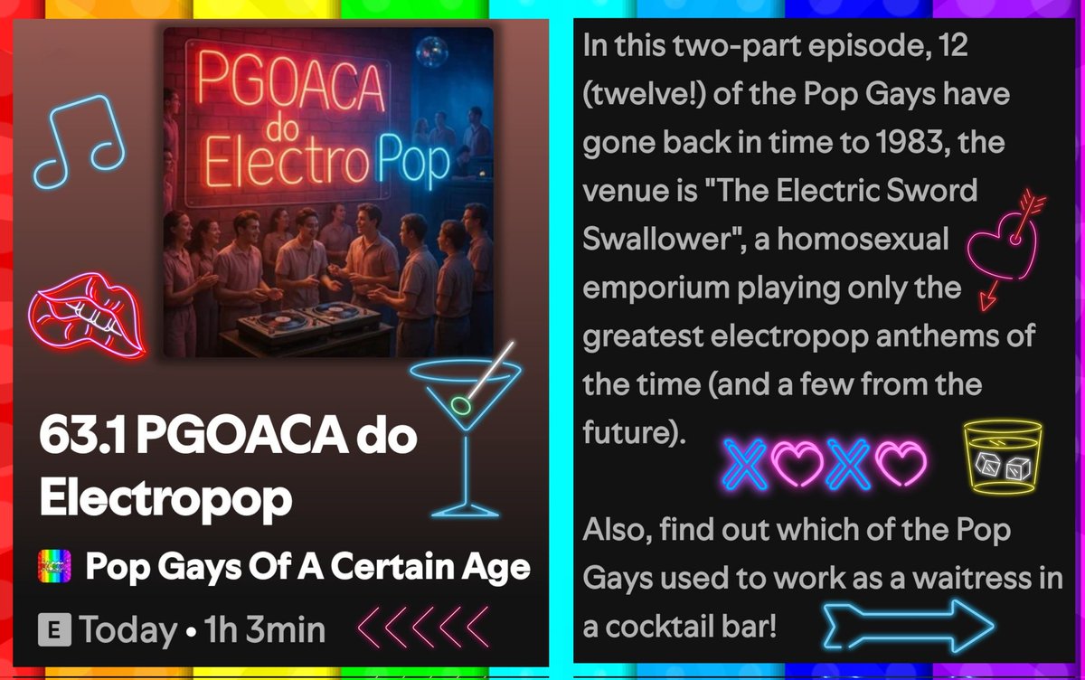 Pop Gays Of A Certain Age tweet media