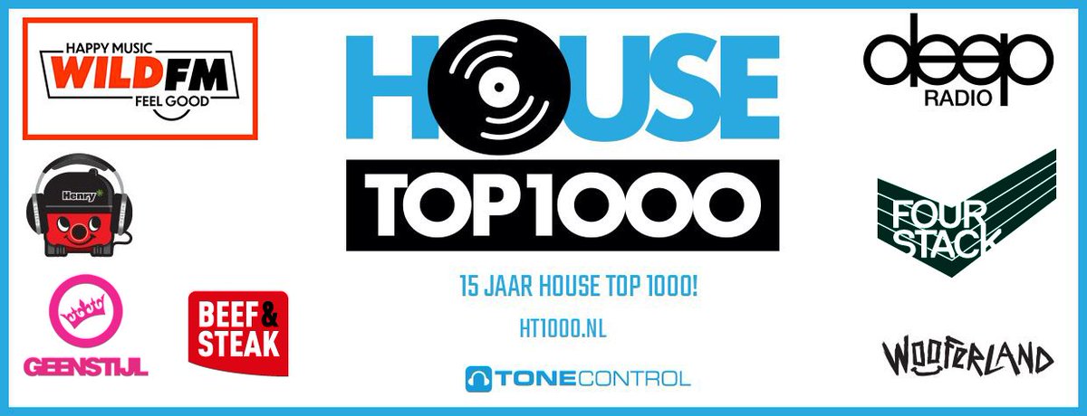 DPMMusic's tweet image. Voor de liefhebbers van house.
Hij is weer begonnen! 
de #HouseTop1000 #ht1000 
Op WildFM, Deepradio en HT1000.nl