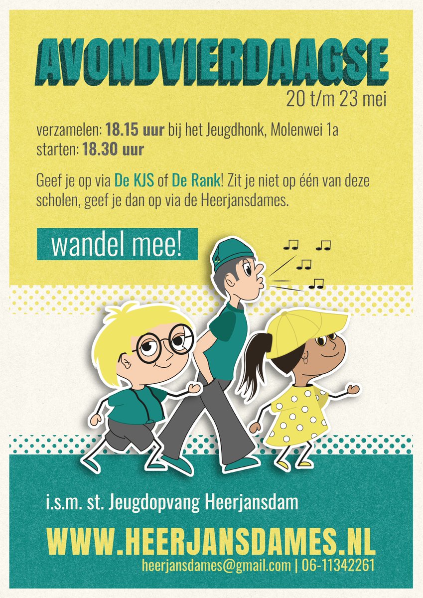 YHanselman's tweet photo. Voor in de agenda!
Kinderen van de Rank en de KJS hebben een aanmeldformulier mee gekregen. Alle andere lopers kunnen zich aanmelden via heerjansdames@gmail.com. https://t.co/Wpjaw2aUXq