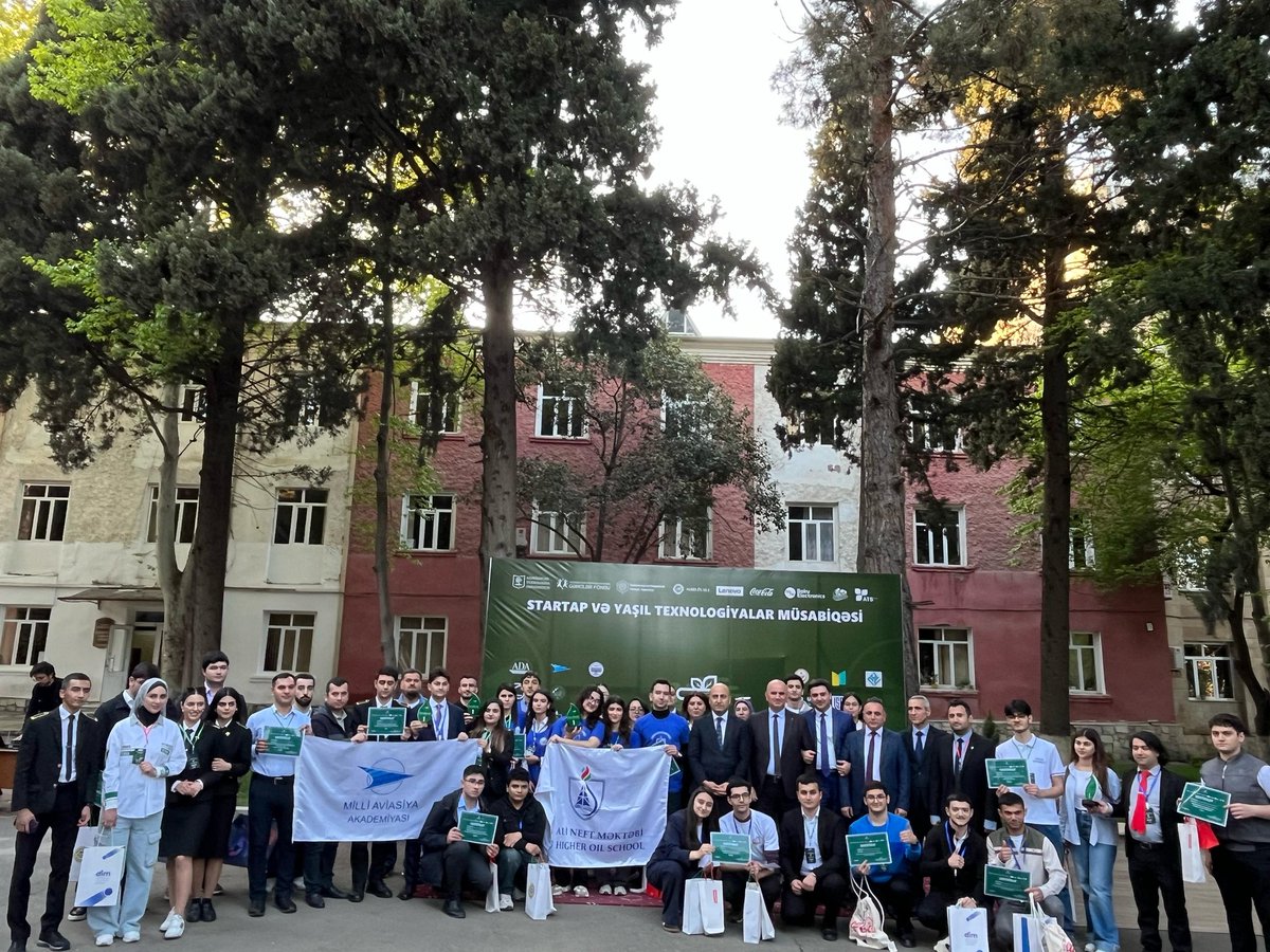 On April 17, the “GreenTech II” Startup and Green Technologies Competition was held in Ganja, organized jointly by the Youth Foundation of the Republic of Azerbaijan, the Innovation and Digital Development Agency, and the Azerbaijan University of Technology.

#AzGF #GreenTechII