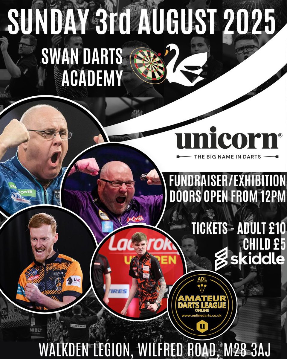Sponsors wanted 🎯🦢

Would any business/person be willing to sponsor our exhibition/fundraiser for our academy.  You will get a table and a signed shirt in return. Please message for more details
#swandartsacademy #sponsors #teamunicorn #letsgetdowntobusiness #oneaimonemission