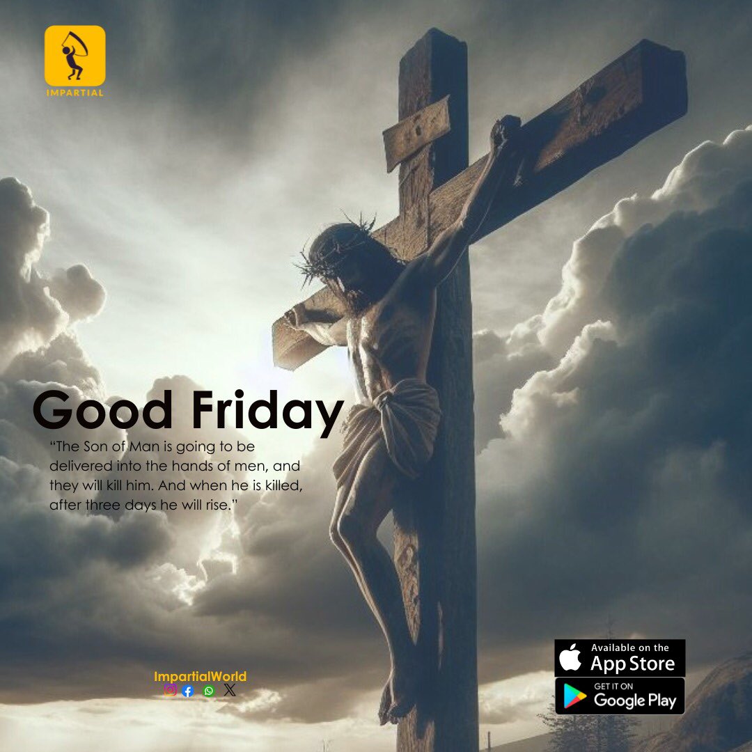 impartial_app's tweet photo. We pray that Good Friday strengthens your heart with faith.
#goodfridayblessings 
#GoodFriday2025 https://t.co/8KQdpCS85X