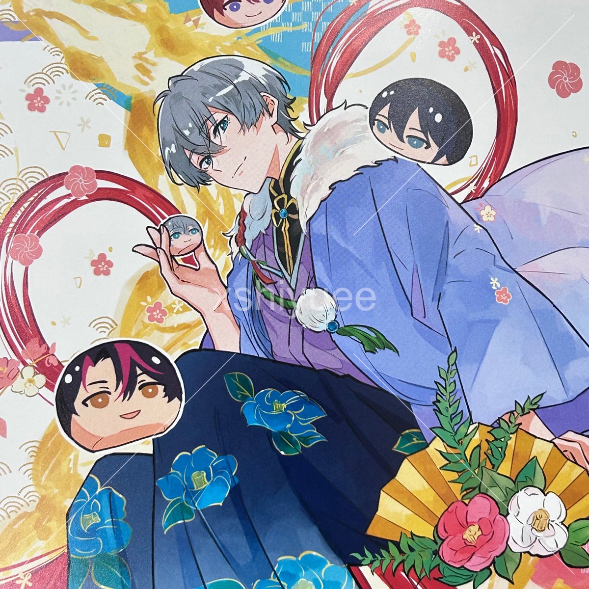 และนี่คือเล่ม unofficial fan book สึรุเนะ โดยคุณ terarenai 🩵🤍 ชอบลายเส้นเขามากกกกก เหมือนกำลังดูอนิเมะ เขาวาดนิไคโดเป็นหลัก ในเล่มก็มีคนอื่นๆ ด้วยแต่น้อย สีสันคมชัดสดใส ปกขาวกระดาษมุก ฟริน 🥹