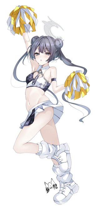 チアガールキサキちゃん!
#ブルアカ #BlueArchive 