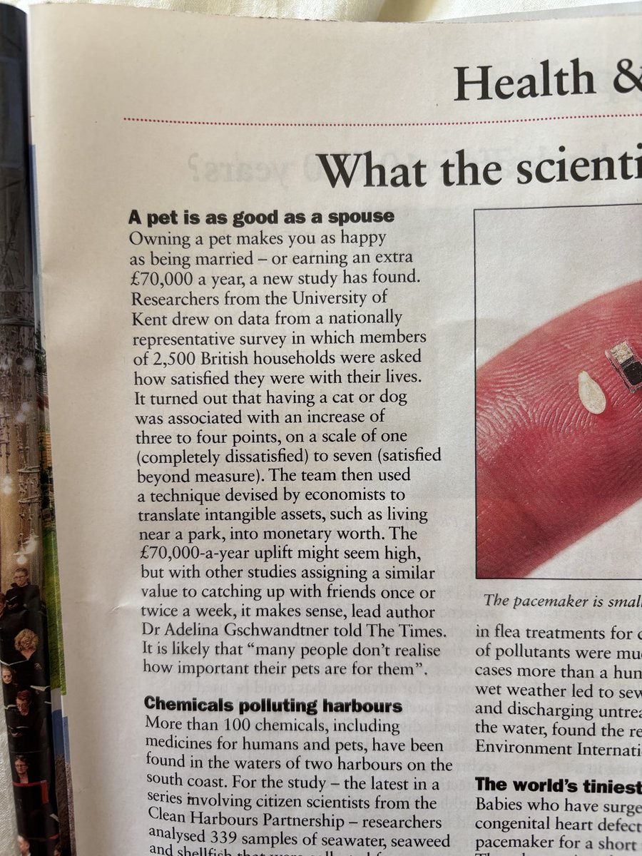 Who knew? We have 2 pets which makes us additional rate tax payers right?!!!