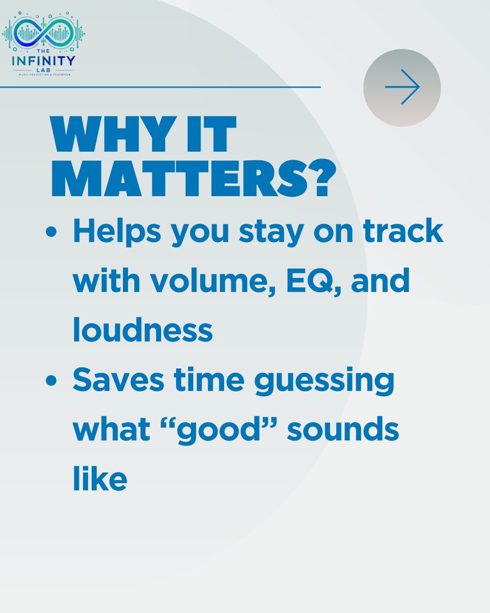 TheInfinityLab's tweet image. Want your mix to sound pro?
🎯 Use a reference track.
🧠 Match the tone, levels, and feel.
🪞 It’s not copying — it’s calibrating.
Let’s talk how to use them without losing your originality.
#TheInfinityLab #ReferenceTrackTips #MixingMagic #ProSoundMoves  @infdb_official