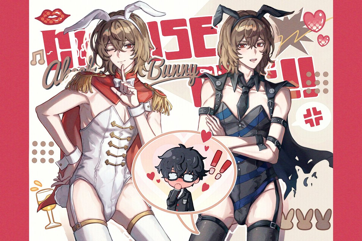 navia84789947's tweet photo. 🐰明智 对不起下次不敢这样画了

#主明 #shuake #Persona5 #p5r #ペルソナ5 https://t.co/brgtFXe3qY
