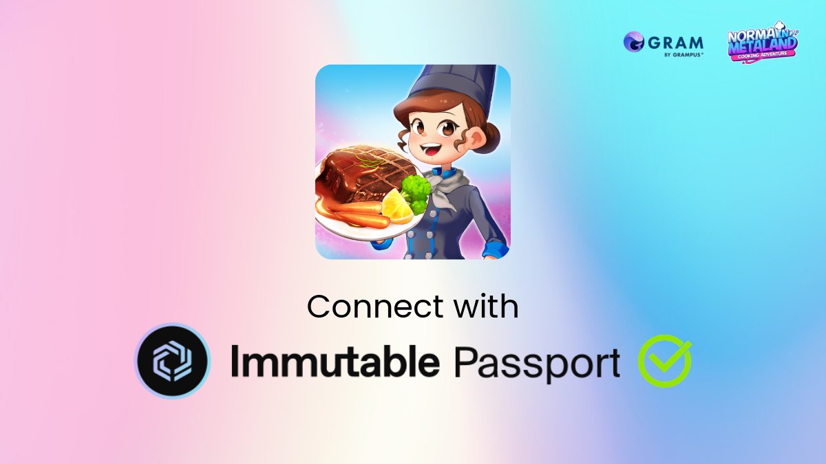 norma_metaland's tweet photo. We’re just over 2 weeks into our launch on @Immutable 🍳🔥

Haven’t linked your game account to your Immutable Passport yet? Make sure to do it now to save your progress and secure your assets 🔐

#NormaInMetaland #ImmutablePassport #Web3Gaming