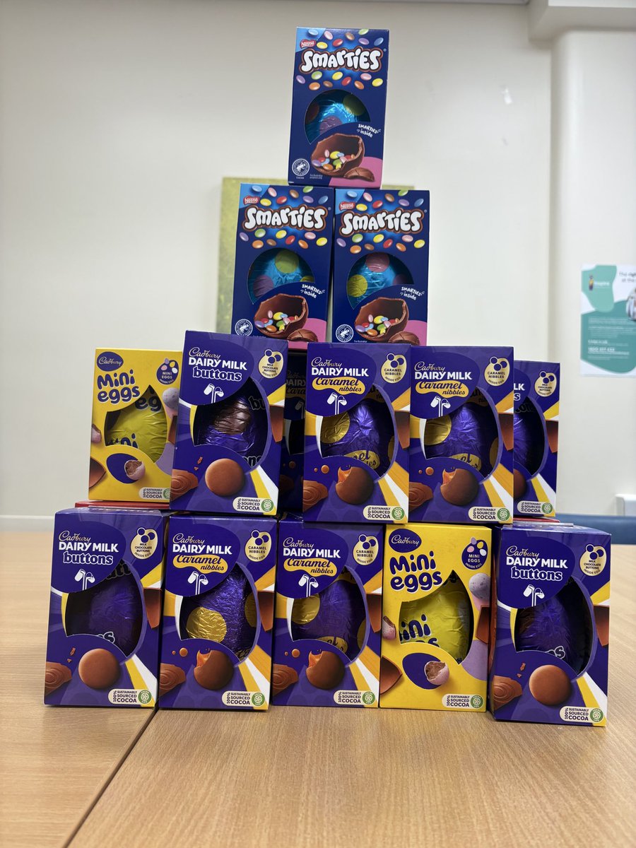 Tallaght University Hospital SLT Dept (@tuh_slt) on Twitter photo The Easter Bunny came early to the SLT Department!🐰🪺
Thanks <a href="/FionaHill_C/">Fiona Hill</a> for the egg-stra sweet surprise this morning 💜 The Easter Bunny came early to the SLT Department!🐰🪺
Thanks <a href="/FionaHill_C/">Fiona Hill</a> for the egg-stra sweet surprise this morning 💜