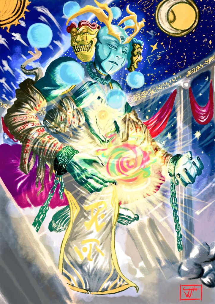 EvanArrow42's tweet photo. I live my multiple alternate lives and visit worlds I somehow miss through my art https://t.co/yUQ8fwO3Is