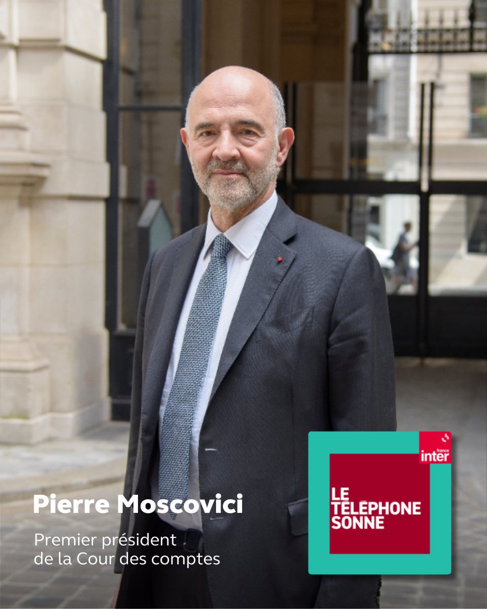 Cour des comptes (@courdescomptes) on Twitter photo ☎️ Impôts, niches fiscales, fraude sociale, retraites… Le Premier président de la Cour des comptes <a href="/pierremoscovici/">Pierre Moscovici</a> répondait hier soir aux auditeurs de <a href="/franceinter/">France Inter</a> dans l'émission "Le téléphone sonne".
🔊 À écouter ici ➡️ radiofrance.fr/franceinter/po…
<a href="/FabSintes/">Fabienne Sintes</a> ☎️ Impôts, niches fiscales, fraude sociale, retraites… Le Premier président de la Cour des comptes <a href="/pierremoscovici/">Pierre Moscovici</a> répondait hier soir aux auditeurs de <a href="/franceinter/">France Inter</a> dans l'émission "Le téléphone sonne".
🔊 À écouter ici ➡️ radiofrance.fr/franceinter/po…
<a href="/FabSintes/">Fabienne Sintes</a>