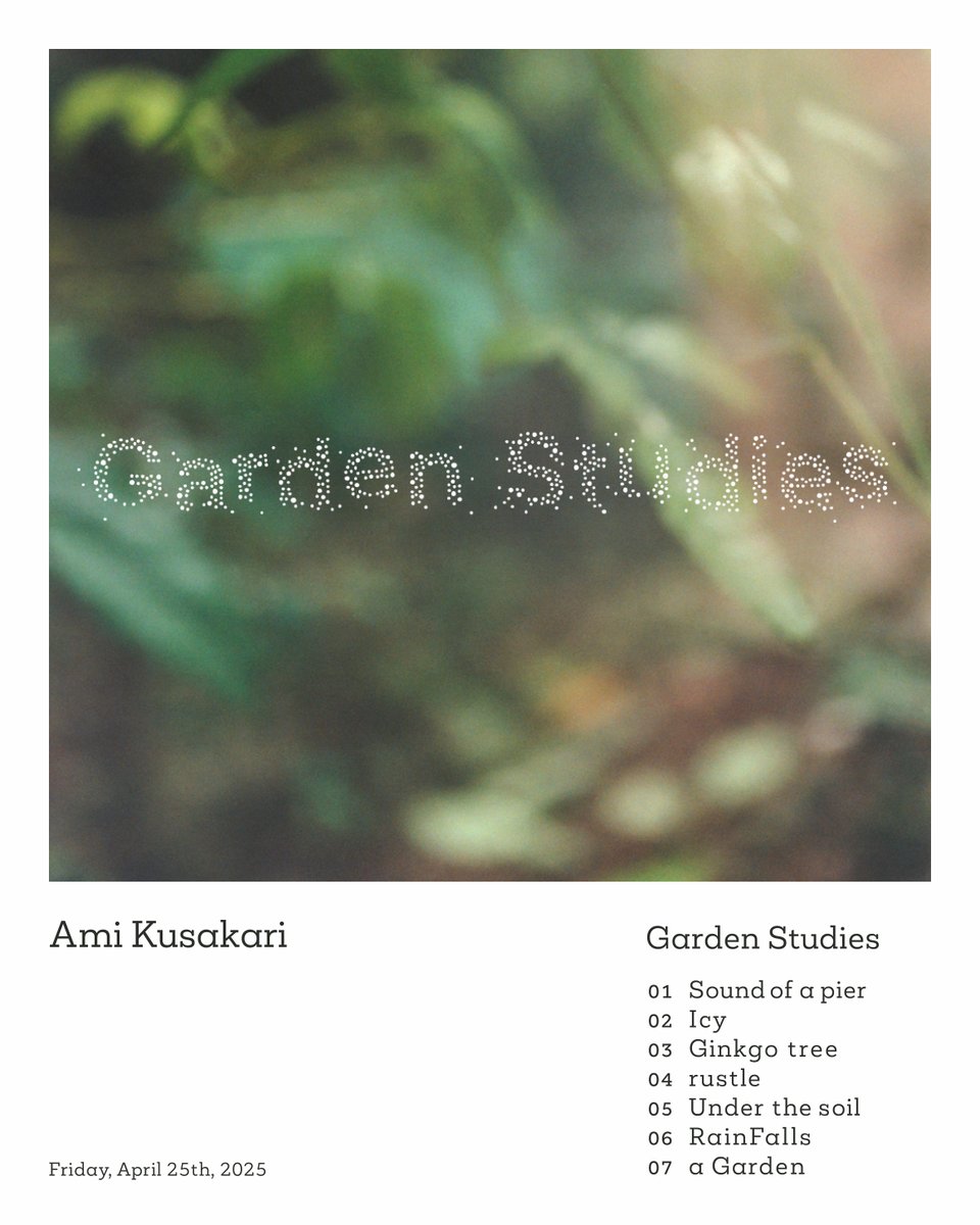 sakanaction's tweet photo. 草刈愛美
1st Album「Garden Studies」の配信リリースが決定！

4月25日0時から配信開始となります。
DL＆サブスクリプションでお楽しみください。

https://t.co/qBcSEUNGw6

#gardenstudies
#草刈愛美
#amikusakari https://t.co/nXGJpqsqTp