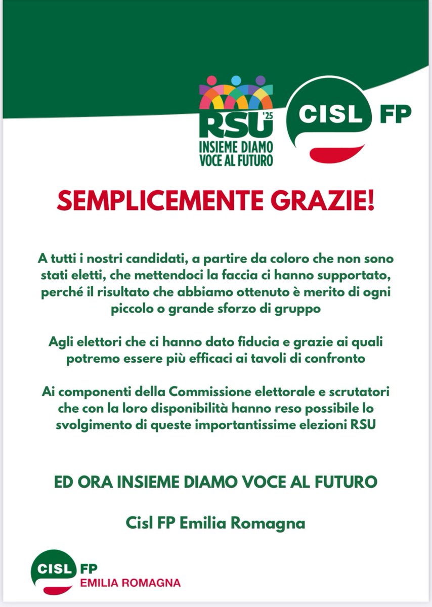 CislFpEmiliaRomagna tweet media