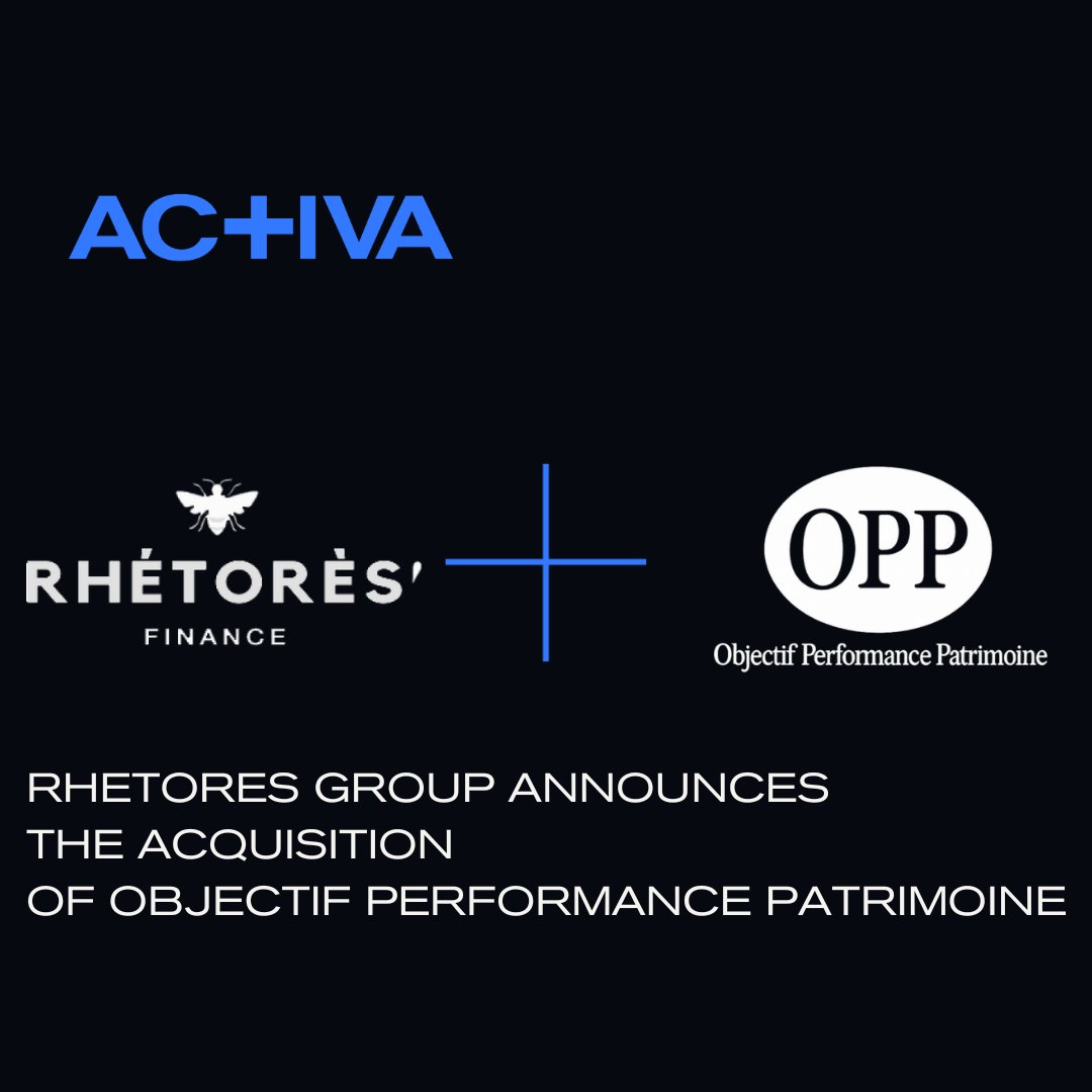 activacapital's tweet photo. 🔗 NOUVEAU BUILD-UP 🔗
Rhétorès poursuit son expansion avec l’acquisition d’OPP, consolidant sa présence à Paris et dépassant 1,5 Md€ d’encours. Bienvenue à Christian &amp; Sylvain Pasquier !
#Activa #Croissance https://t.co/o2musDmLUe