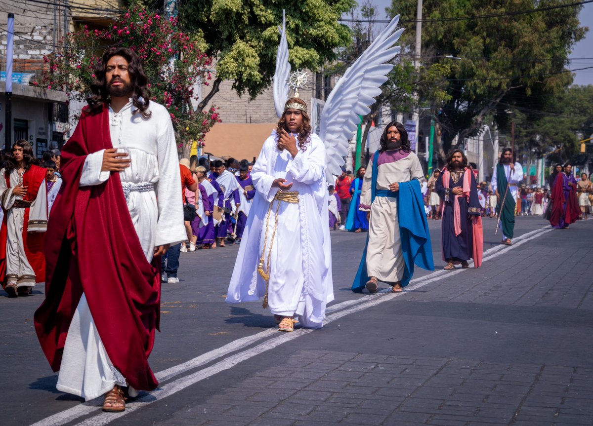 CoberMultiMX's tweet photo. Jueves 17 de abril de 2025, Día santo en @Alc_Iztapalapa en la 182 representación de la pasión de cristo. 

📸 @Openkslove https://t.co/e1N5ut60ws