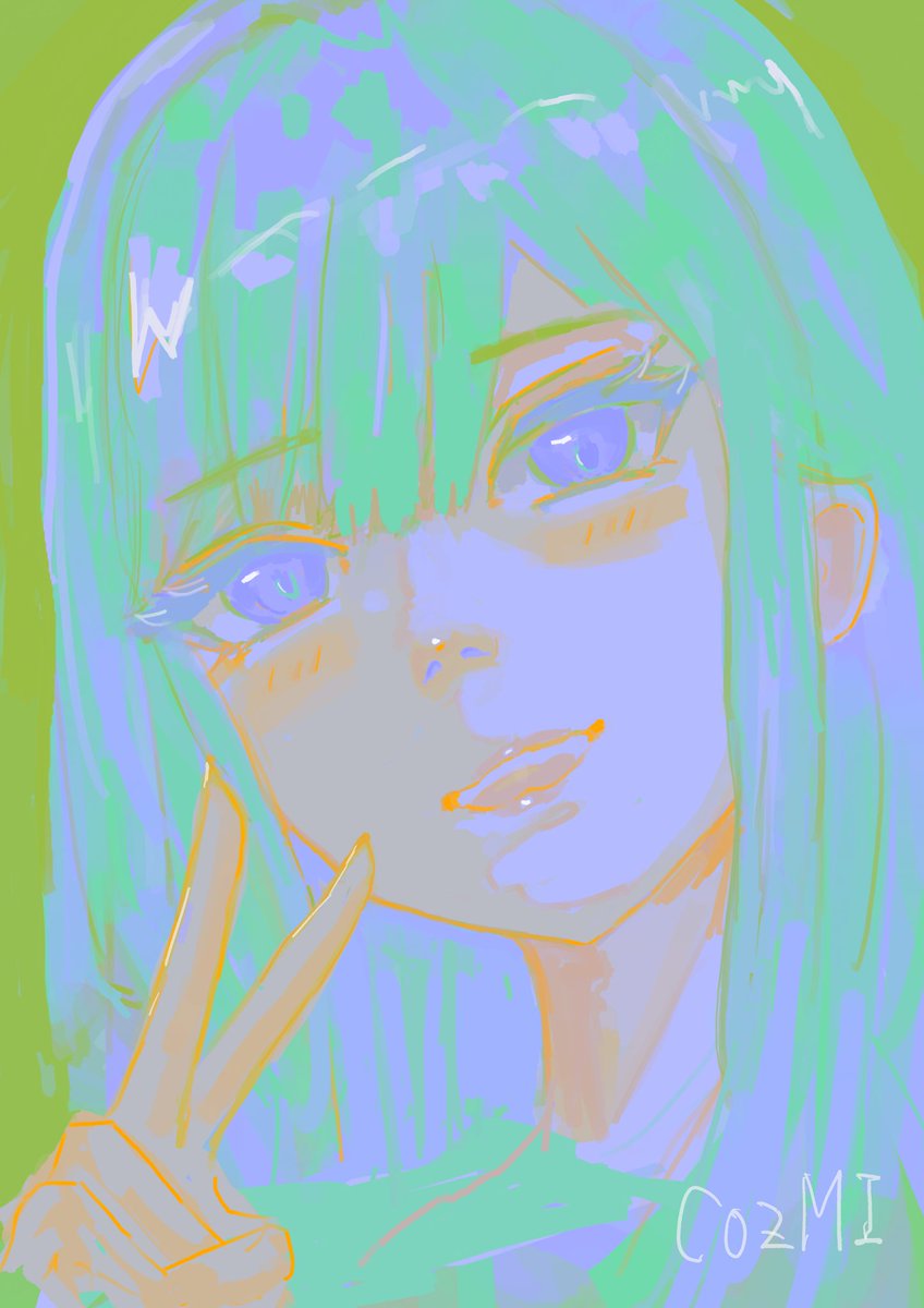 CoZmiillust's tweet photo. #イラスト練習　#イラスト練習中 https://t.co/w8caurR9g5