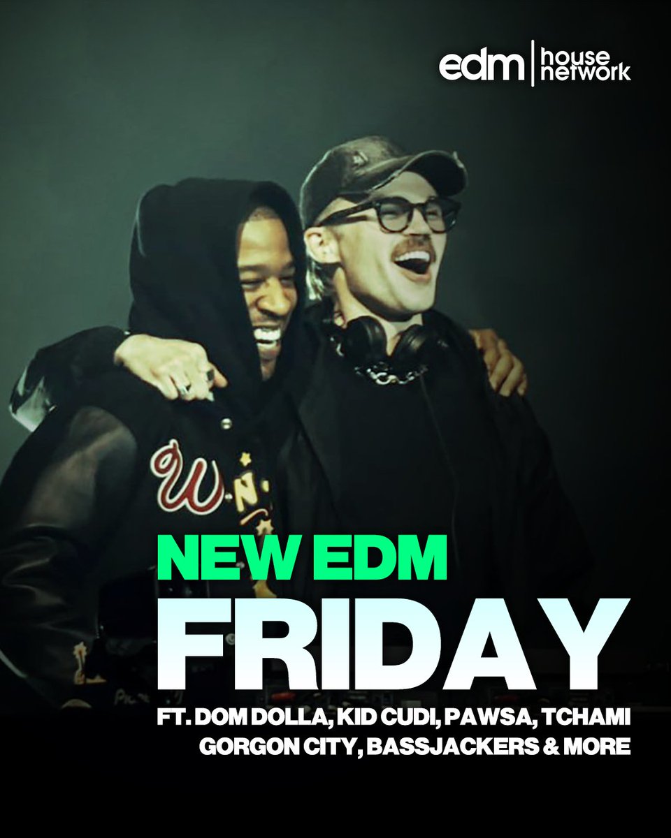 EDMHouseNetwork (@edmhousenetwrk) on Twitter photo Brand new dance music by <a href="/domdolla/">Dom Dolla</a>, <a href="/KiDCuDi/">The Chosen One</a>, <a href="/PAWSAofficial/">PAWSA</a>, <a href="/iamTchami/">TCHAMI</a>, <a href="/GorgonCity/">Gorgon City</a>, <a href="/Bassjackers/">BASSJACKERS</a>, <a href="/LaidbackLuke/">Laidback Luke</a>, <a href="/youasidepiece/">SIDEPIECE 💋</a>, and more!
Read more: edmhousenetwork.com/new-edm-friday… Brand new dance music by <a href="/domdolla/">Dom Dolla</a>, <a href="/KiDCuDi/">The Chosen One</a>, <a href="/PAWSAofficial/">PAWSA</a>, <a href="/iamTchami/">TCHAMI</a>, <a href="/GorgonCity/">Gorgon City</a>, <a href="/Bassjackers/">BASSJACKERS</a>, <a href="/LaidbackLuke/">Laidback Luke</a>, <a href="/youasidepiece/">SIDEPIECE 💋</a>, and more!
Read more: edmhousenetwork.com/new-edm-friday…