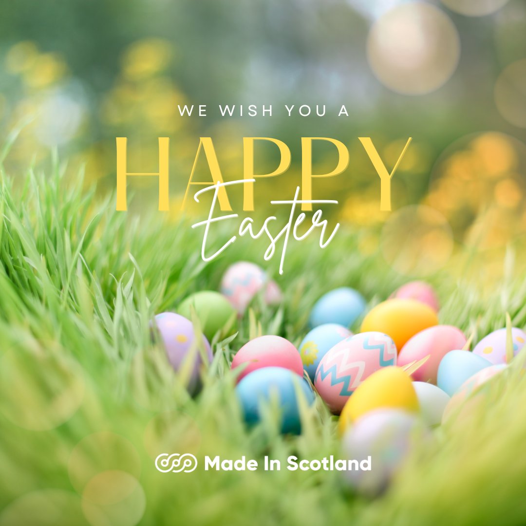 MadeinScotland_'s tweet photo. Happy Easter from the Made in Scotland team!

Wishing you a weekend filled with fresh ideas, sweet moments, and time well spent with the people who matter most. Here’s to new beginnings and bright creativity ahead!

#HappyEaster #MadeInScotland #CreativeScotland #SpringVibes https://t.co/lug3FDgtW0