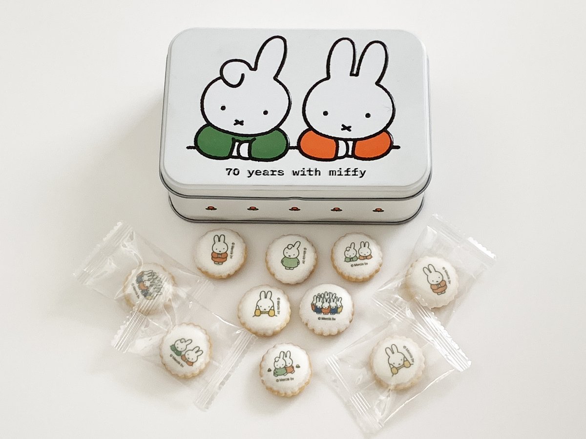 グッズ情報④／ ミッフィーとお友達の「ダーン」が並ぶデザインの「角