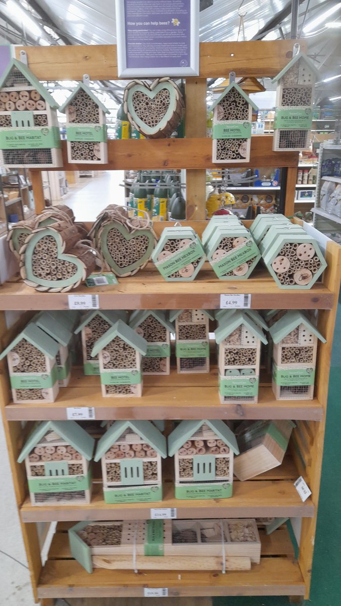HenryStreetGC's tweet photo. Good Friday Greetings - how about creating a wildlife haven this weekend. We've a great selection of bee &amp; bug hotels,  wildlife feeds, fantastic flower seed mixes &amp; don't forget lots of lovely bee and wildlife friendly plants 🐞🌼 https://t.co/5eAs77sKSq