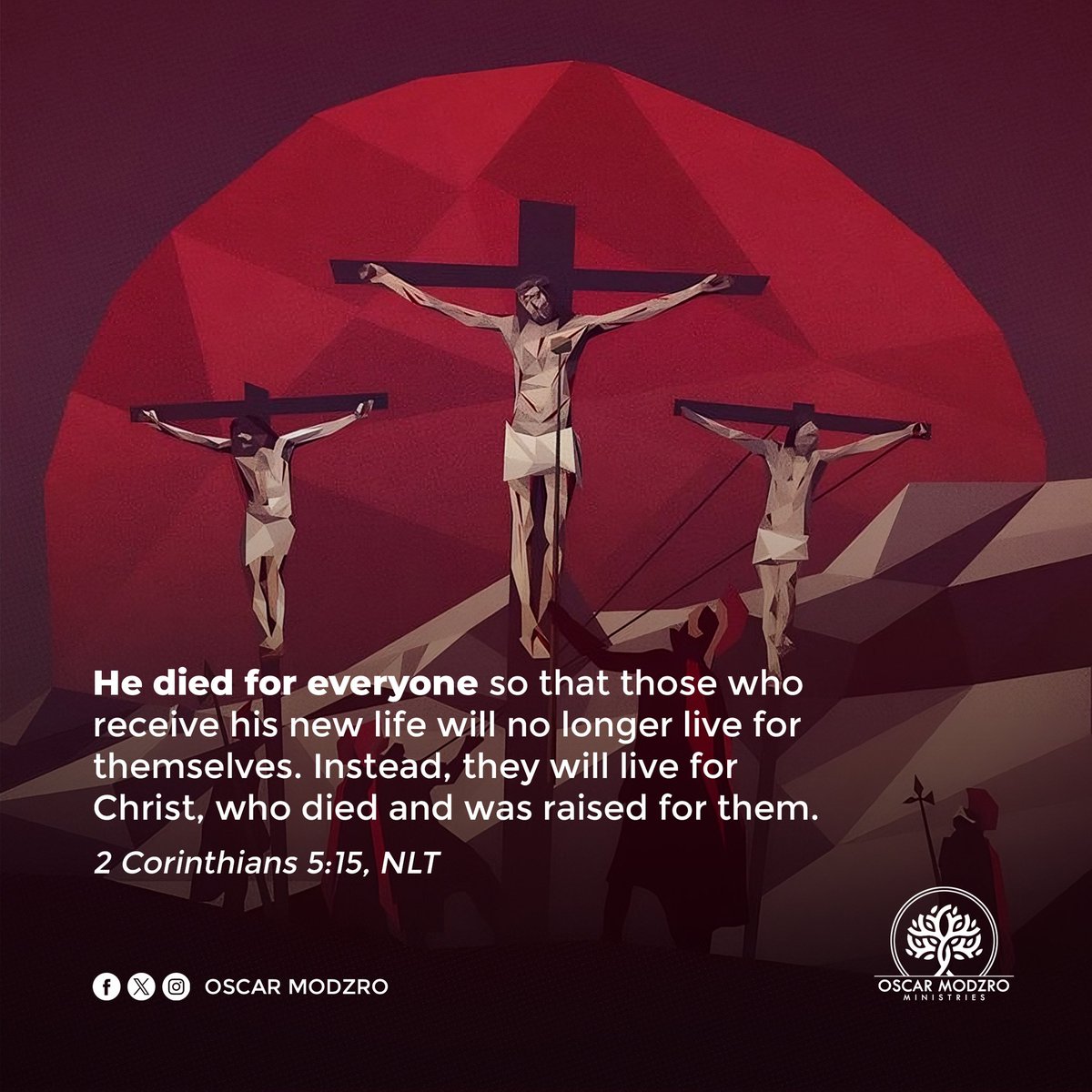 OscarModzro's tweet image. Christ died for everyone. Salvation is available for all men — No matter your age, tribe, background or sins you've committed. All you have to do is simply receive this new life from Christ. He died so you wouldn't perish. Live for something greater, live for Christ Jesus.