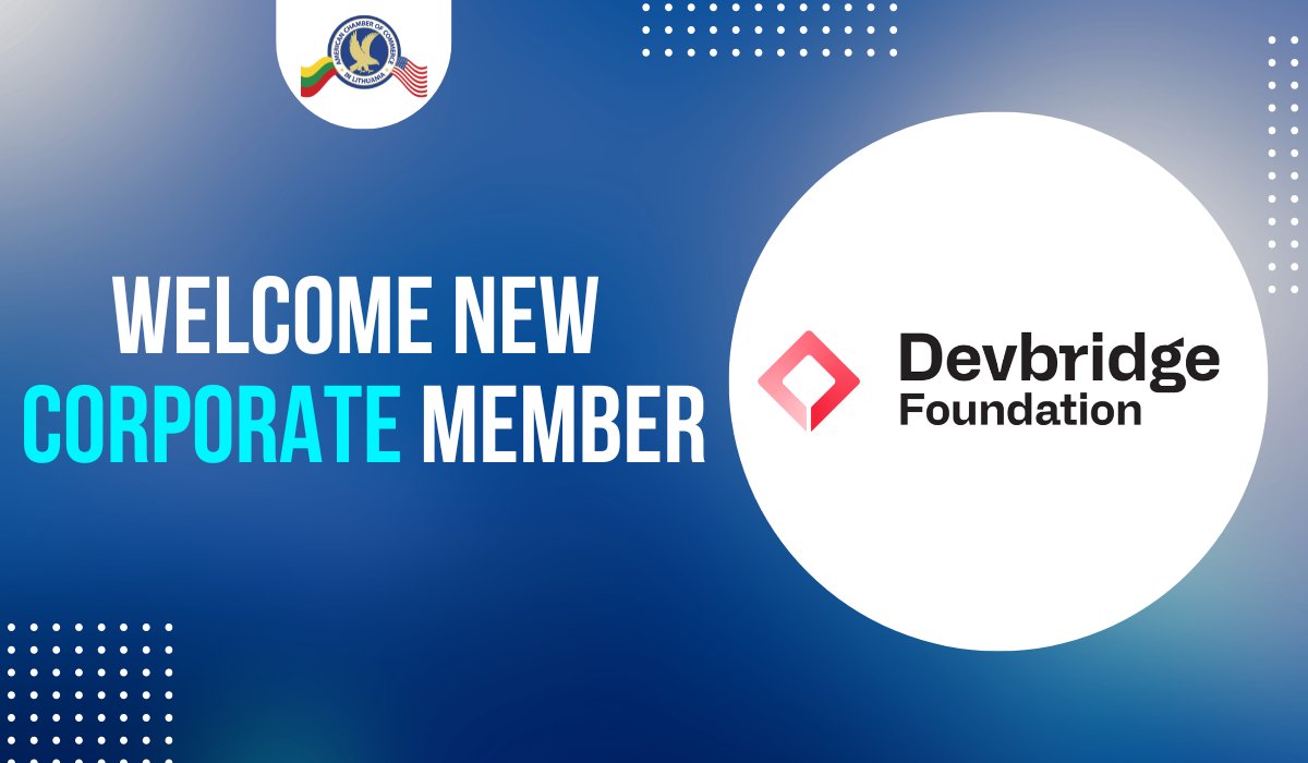 👏 It’s a beautiful day to welcome Devbridge Foundation as the newest #Corporate member of the American Chamber of Commerce in Lithuania. 👏 Welcome aboard! #AmChamLT #AmChamLithuania