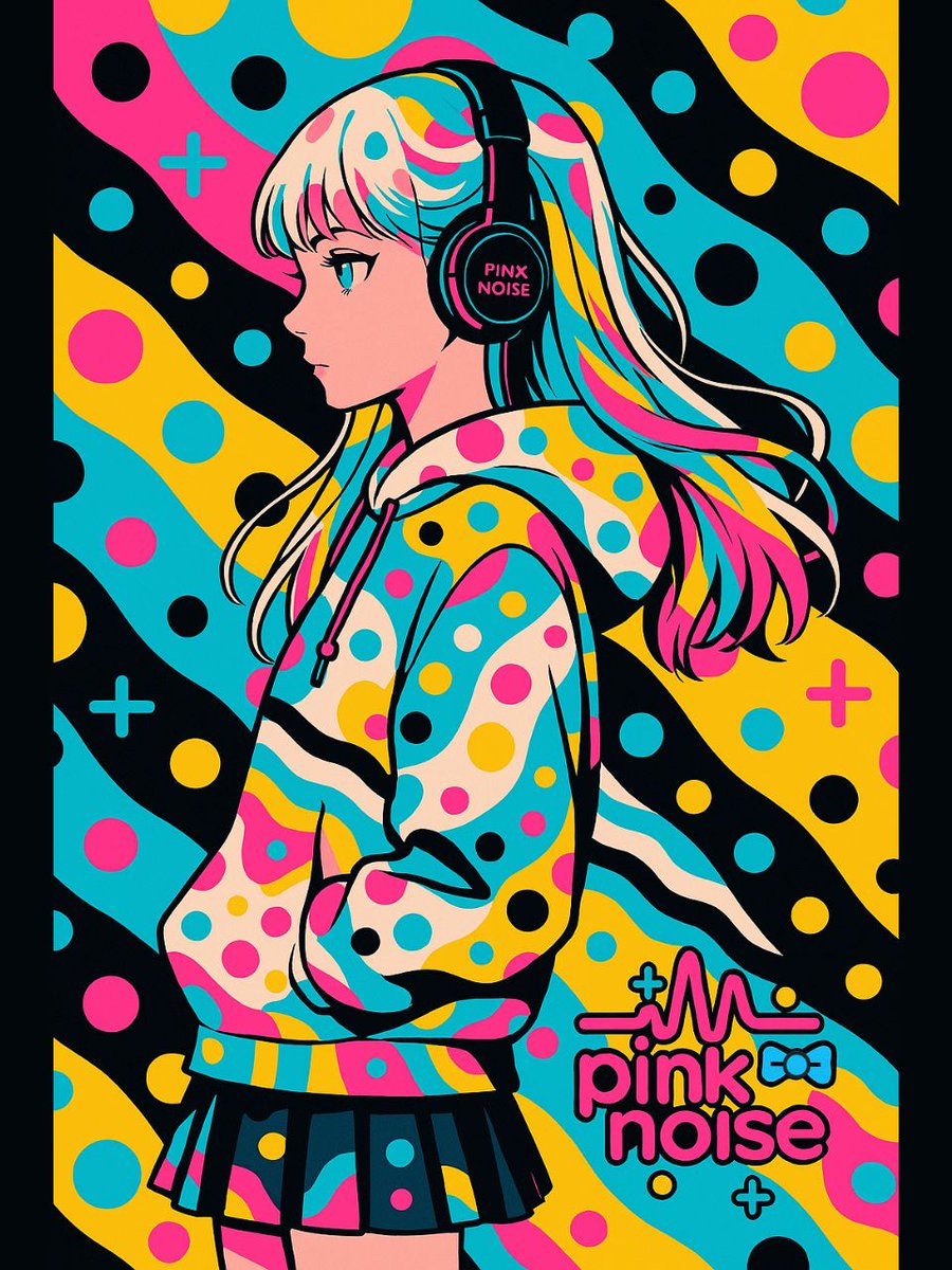 pinknoise_pop's tweet image. 🎧 Visual Beat Pop × pinknoise_pop
⠀
📡「聴こえる？このノイズの中のリズム。」
"Can you hear it? The rhythm inside the noise?"
⠀
視覚が鳴ってる。色が踊る。
Step into the pulse where color meets sound — this is pinknoise_pop. 🎨🎧

#PopArtGirl #VisualBeat #pinknoise_pop
