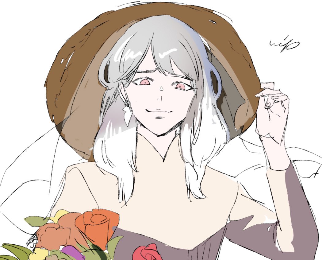 「くしくしくすしラフ 面はいいけど虫を食う男だからAPP低い」|ゆかさん🍳のイラスト