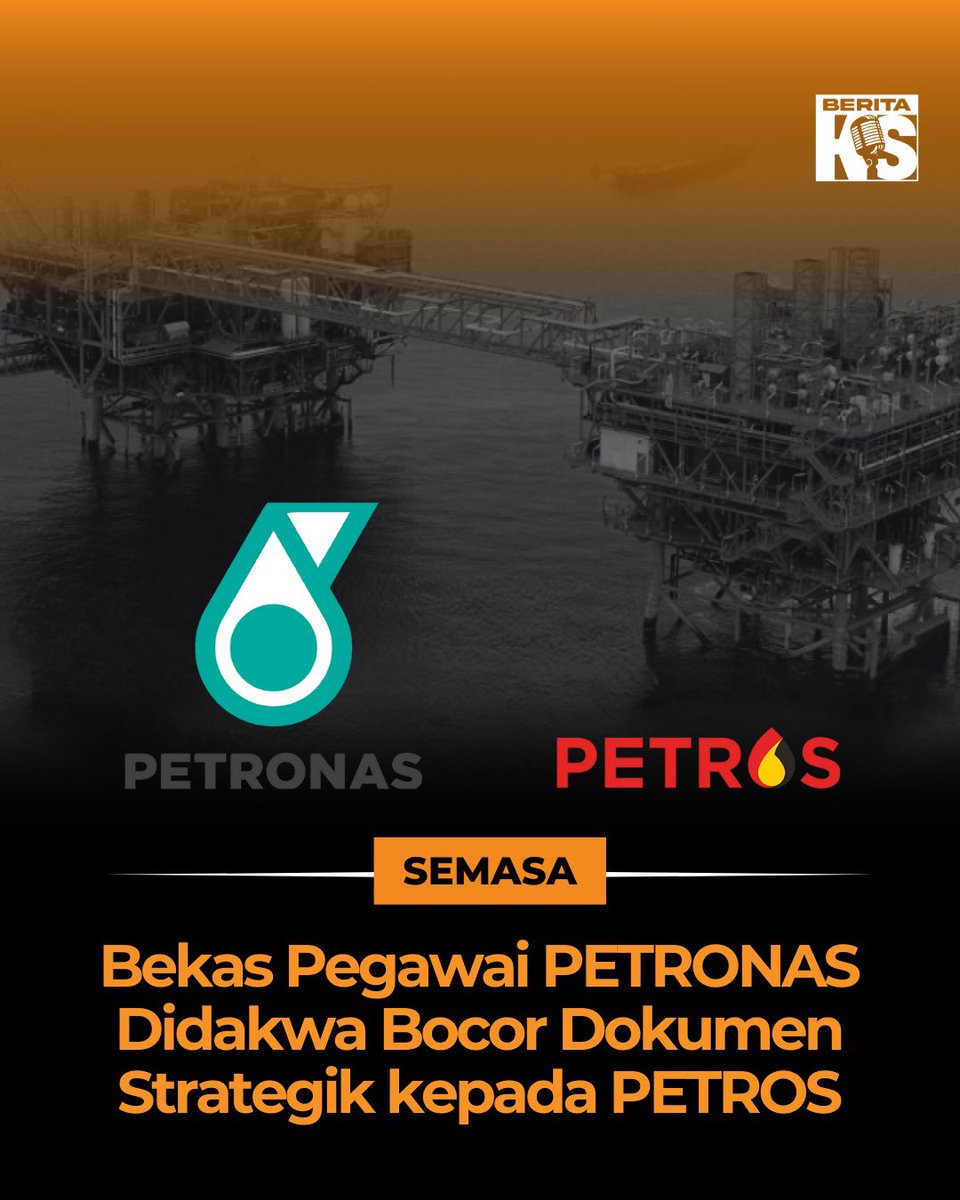KUALA LUMPUR, 18 April – Bekas pegawai kanan PETRONAS, M Khairul Akmal bin M Jasni, didakwa cuba membocorkan dokumen strategik kepada PETROS.

Kes berlaku pada 8 Jun 2024 di kediaman mewah sekitar Kuala Lumpur. Dokumen bertajuk “Q1 2024 Upstream Business Performance Operational &amp;
