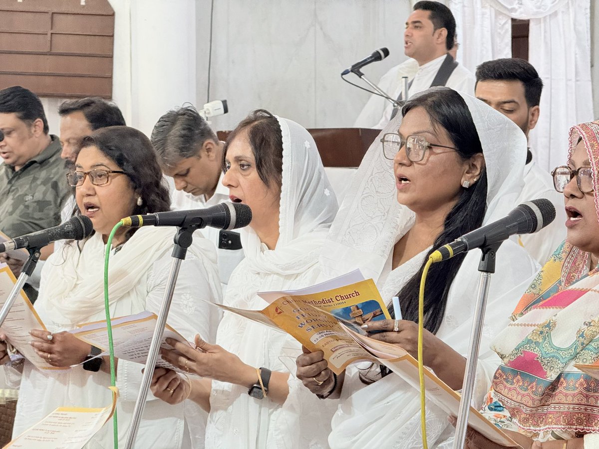 Rajinald Vijay Milton (@rajinaldmilton) on Twitter photo Christians Observe Good Friday Service Focused on the 7 Sayings of Jesus Christ. Christians gathered today at 93yrs old Christ Methodist Church Delhi city to solemnly observe Good Friday commemorating crucifixion of Jesus <a href="/TOIIndiaNews/">TOI India</a> <a href="/NavbharatTimes/">NBT Hindi News</a> <a href="/ANI/">ANI</a> <a href="/htTweets/">Hindustan Times</a> <a href="/the_hindu/">The Hindu</a> Christians Observe Good Friday Service Focused on the 7 Sayings of Jesus Christ. Christians gathered today at 93yrs old Christ Methodist Church Delhi city to solemnly observe Good Friday commemorating crucifixion of Jesus <a href="/TOIIndiaNews/">TOI India</a> <a href="/NavbharatTimes/">NBT Hindi News</a> <a href="/ANI/">ANI</a> <a href="/htTweets/">Hindustan Times</a> <a href="/the_hindu/">The Hindu</a>