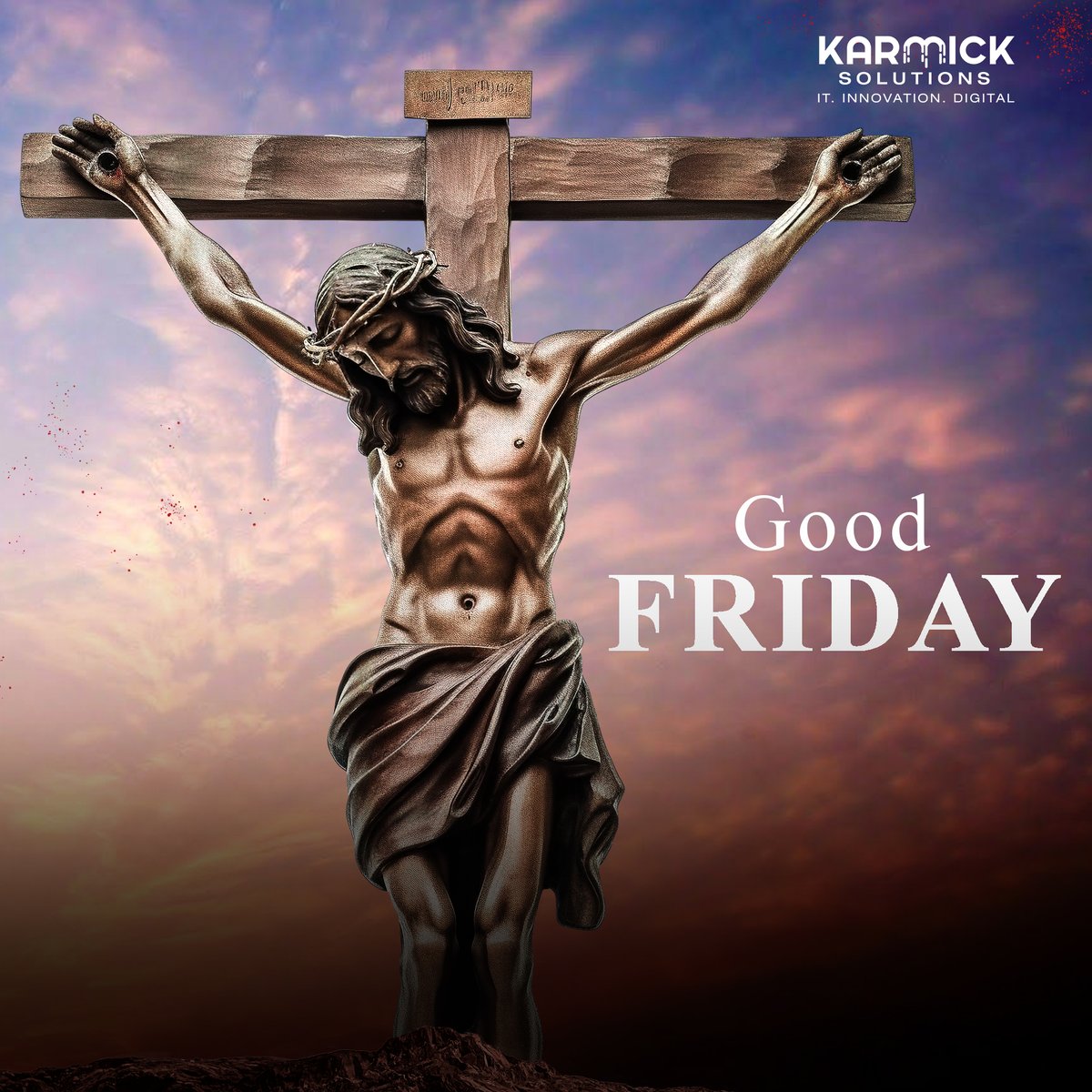 karmicksolution's tweet image. This Good Friday, may the spirit of resilience and innovation inspire our journey forward.
Wishing you a blessed Good Friday!
#GoodFriday #GoodFriday2025 #HolyFriday #GoodFridayBlessings #GoodFridayPrayers #JesusChrist