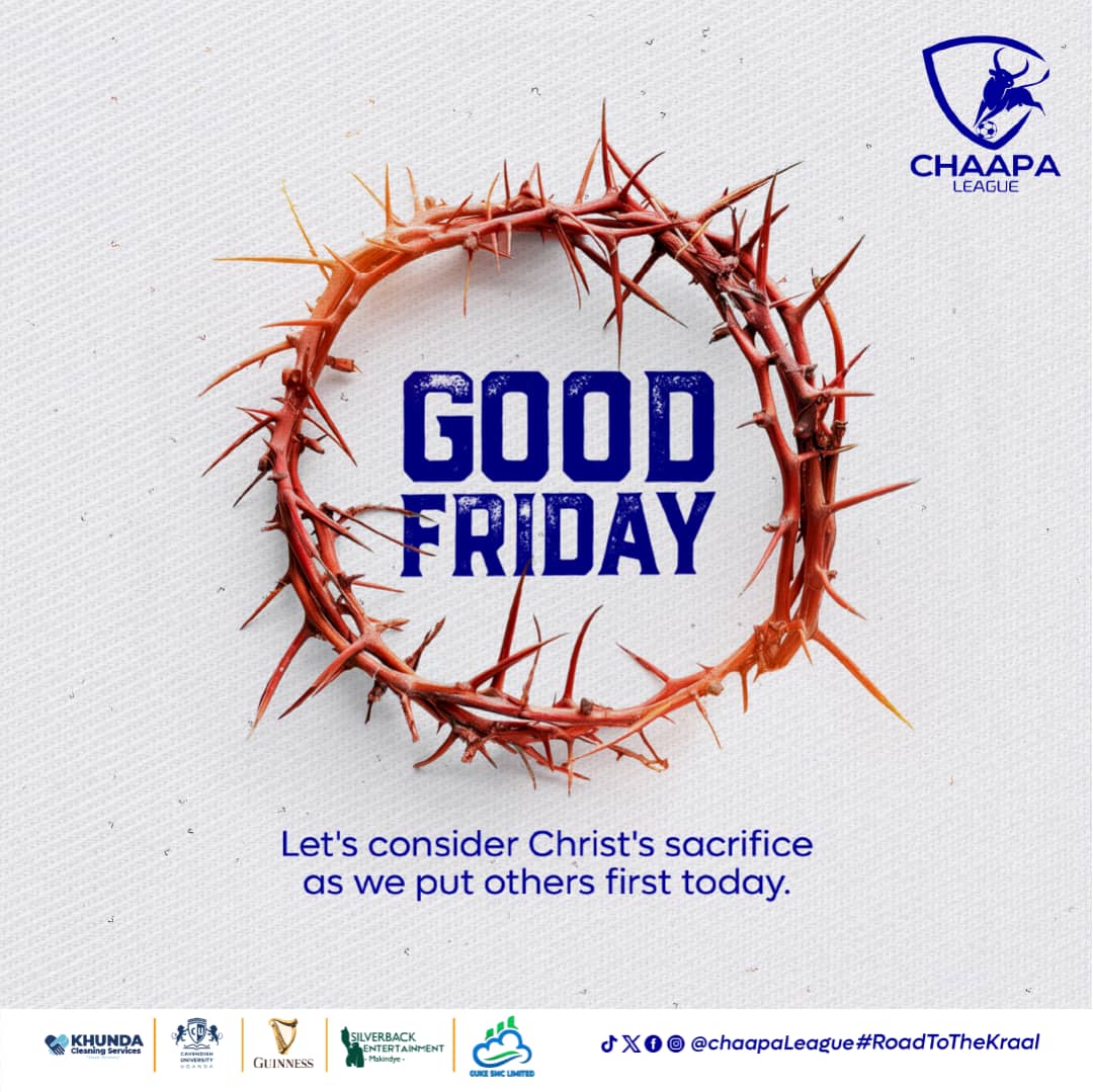 ChaapaLeague's tweet photo. Christ's sacrifice champions us on the #RoadToTheKraal https://t.co/M9bU8vef23