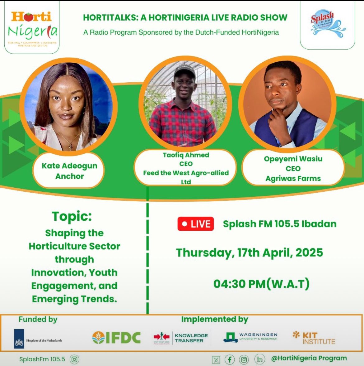 Feed The West (@feedthewest) on Twitter photo Shaping the Horticulture Sector through
Innovation, Youth Engagement, and Emerging Trends. facebook.com/share/v/
1ASV1TtUVg/?mibextid=wwXIfr <a href="/HortiNigeria/">HortiNigeria Program</a> <a href="/tawfiqd12/">President T.A.O</a> Shaping the Horticulture Sector through
Innovation, Youth Engagement, and Emerging Trends. facebook.com/share/v/
1ASV1TtUVg/?mibextid=wwXIfr <a href="/HortiNigeria/">HortiNigeria Program</a> <a href="/tawfiqd12/">President T.A.O</a>