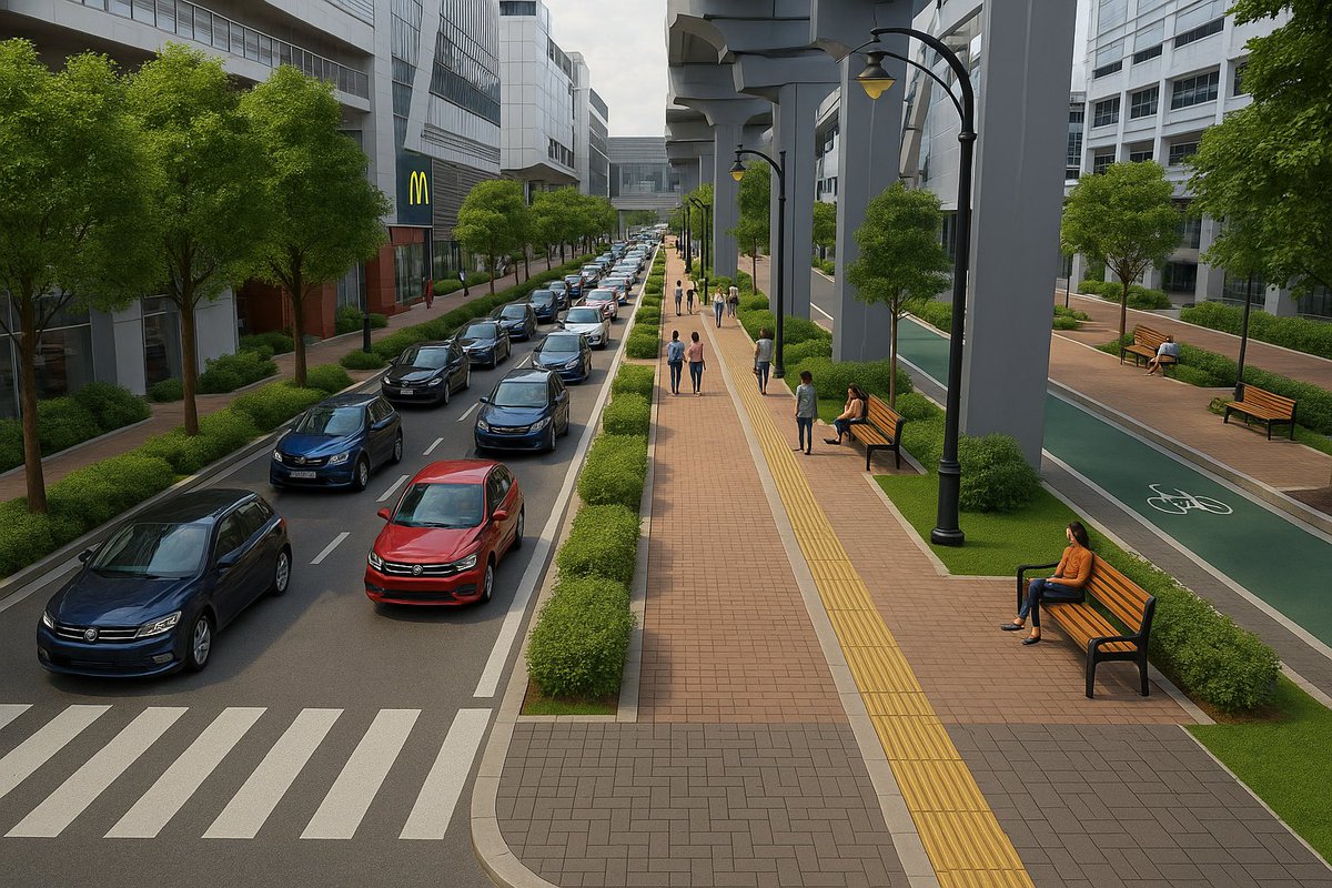 Syazmi_CL's tweet image. Billions on RTS, yet we still fail to grasp the simple concept of human mobility, basic at-grade pedestrian walkways.

Imagine what could have been if we gave more space to people instead of prioritizing car lanes and overhead pedestrian bridge

📍 Jalan Tun Abdul Razak, JB