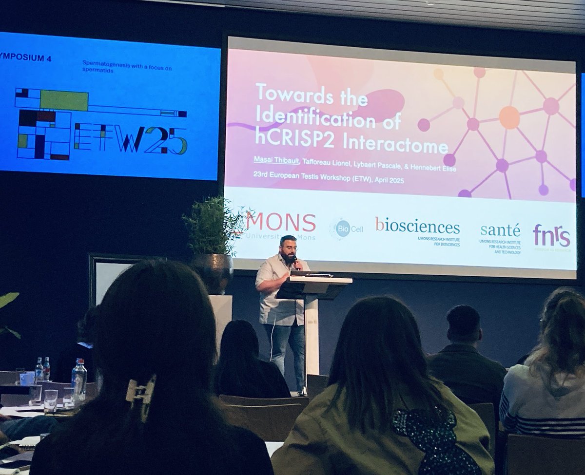 masai_thibault's tweet photo. Honored to have presented my research on the hCRISP2 interactome at ETW25.
Incredible talks, inspiring people, and meaningful discussions!
Thank you all! 🙌
#ETW25 #Sperm #ReproductiveBiology https://t.co/97PAtgpwQU