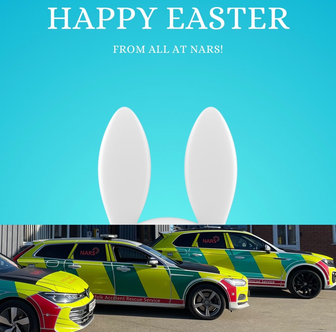 Wishing everyone a very Happy Easter from all of us at NARS!

While many are enjoying time with loved ones this weekend, our dedicated teams from Critical Care to our amazing First Responders are on duty every single day, ready to assist whenever we’re needed.

#HappyEaster #NARS