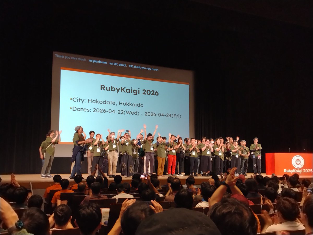 nishidayuya's tweet image. #rubykaigiA