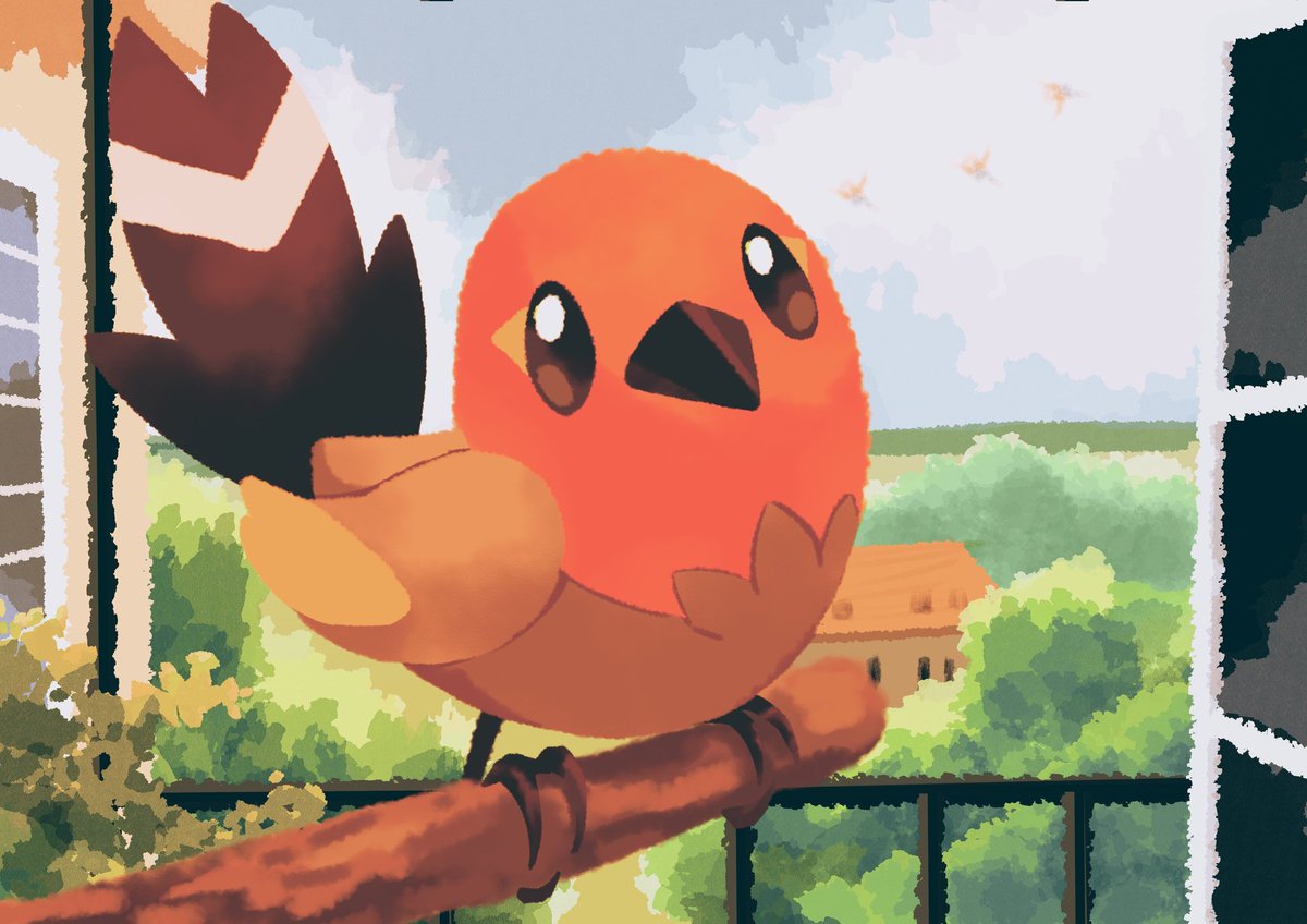 OmegaTakai40794's tweet image. #pokemon #Fletchling #ヤヤコマ